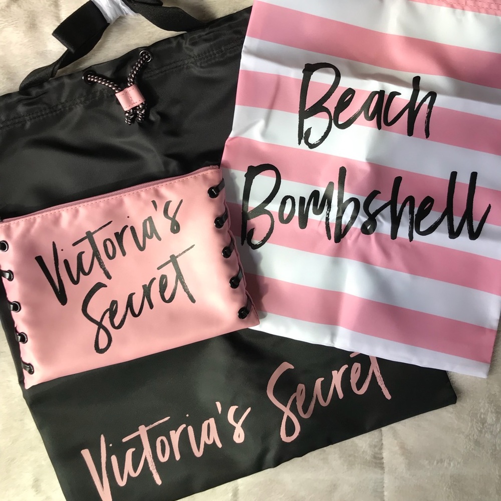 Victoria’s Secret tote bag set - 3 piece